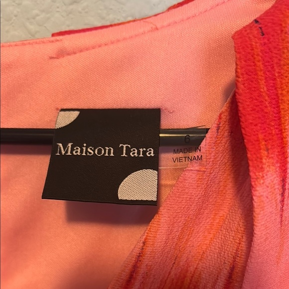 Maison Tara Sunset Striped Maxi Dress - Picture 3 of 12
